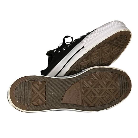 ***SOLD*** Converse All Star CTAS 70 OX Platform Sneakers Size 10 Black White - Picture 5 of 6